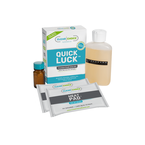 Quick Luck Premium Synthetic Urine Kit - Clear Choice Brand